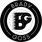 Brady Goss Logo black and white